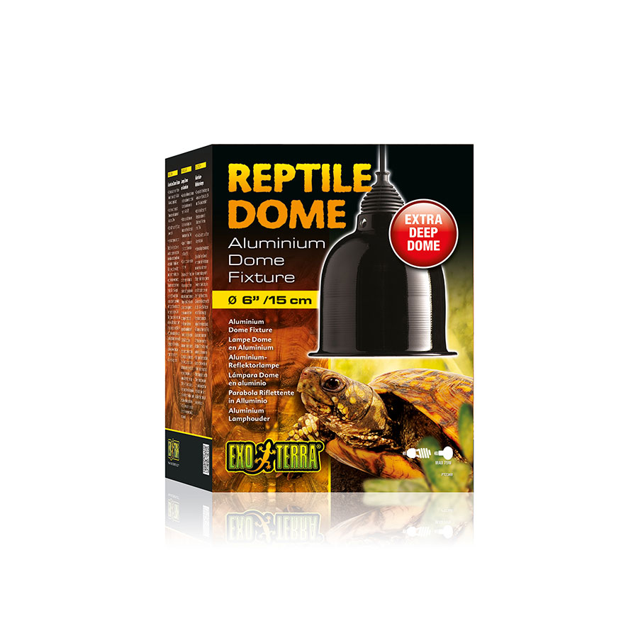 Exo Terra Reptile Aluminium Dome Fixture 15cm, 
