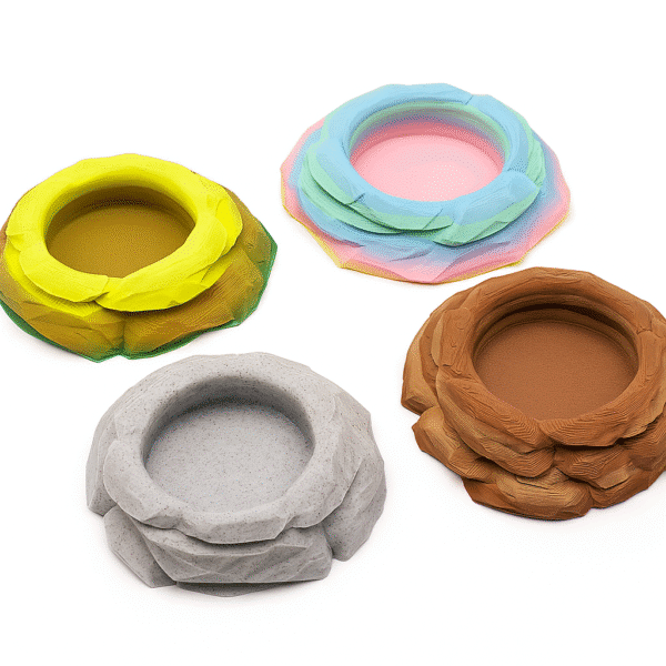 Reptile Feeding Bowl Rock - Image 4